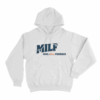Milf Mom I Love Fishback Unisex Hoodie White